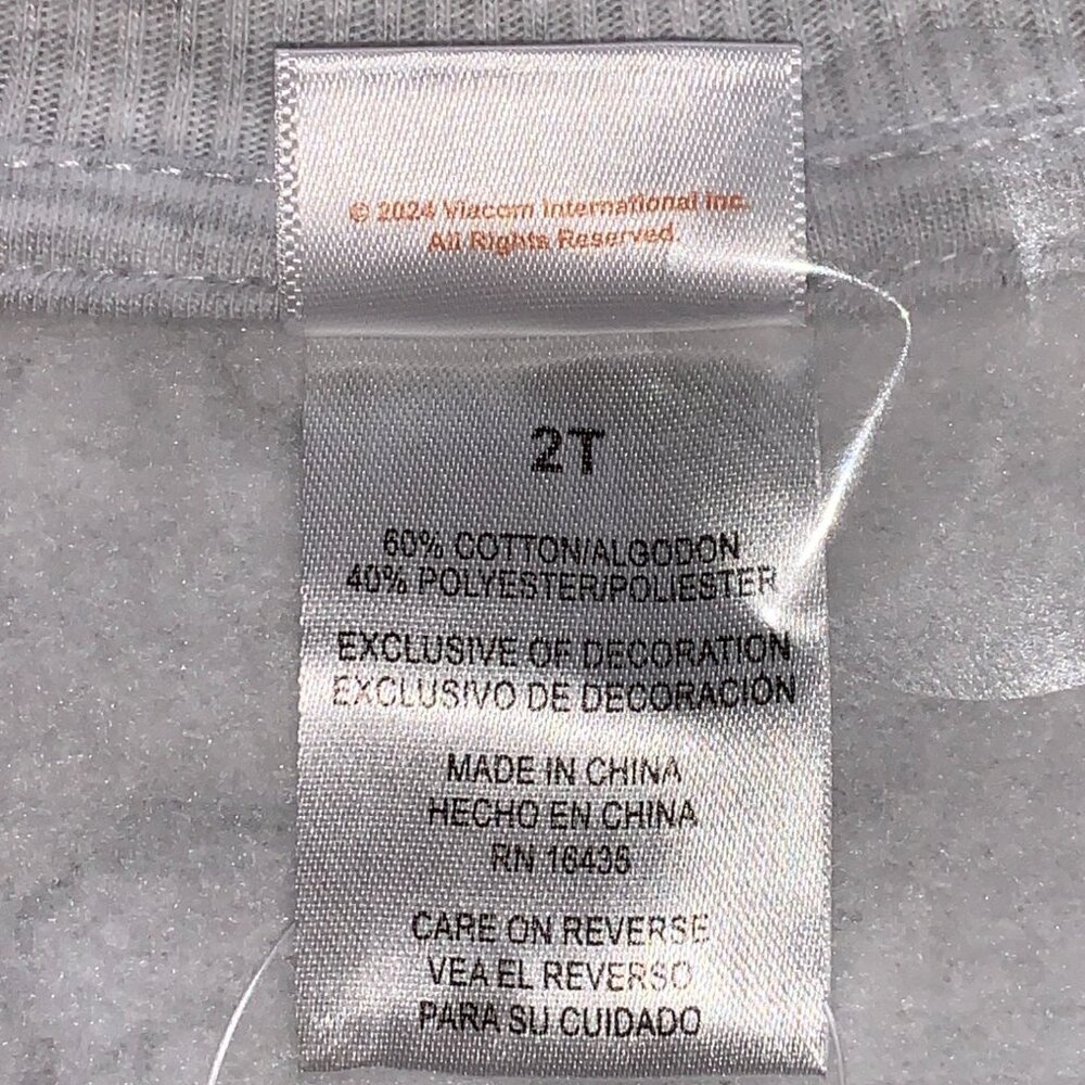 Nickelodeon Teenage Mutant Ninja Turtles Kids Sweatshirt Gray Graphic Design 2T - Picture 6 of 8